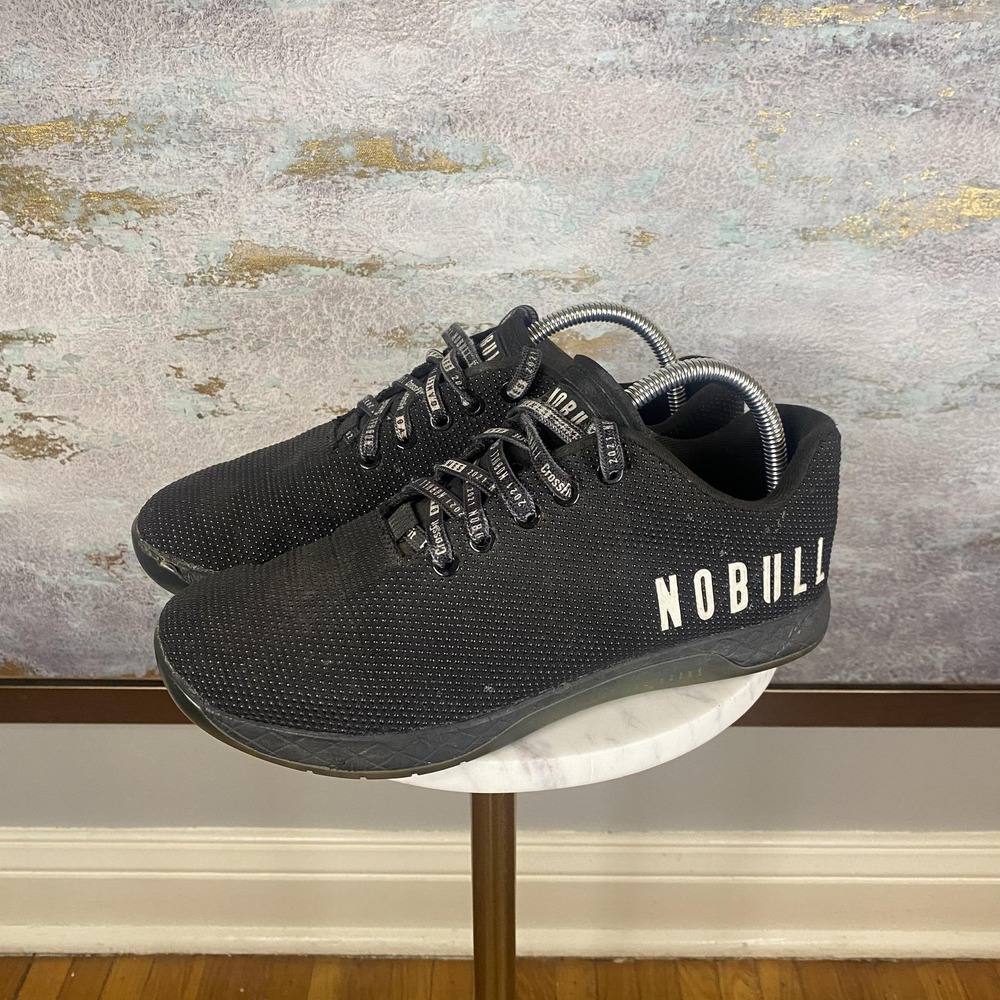 NOBULL Shoes Mens Size 8 Black Trainer CrossFit Games Sneakers Low Top Athletic - Picture 2 of 10